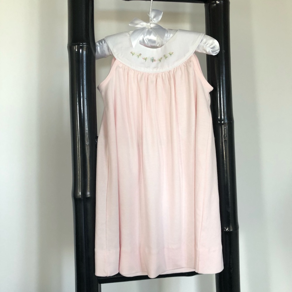 Beautiful Ralph Lauren Layette dress delicate pink